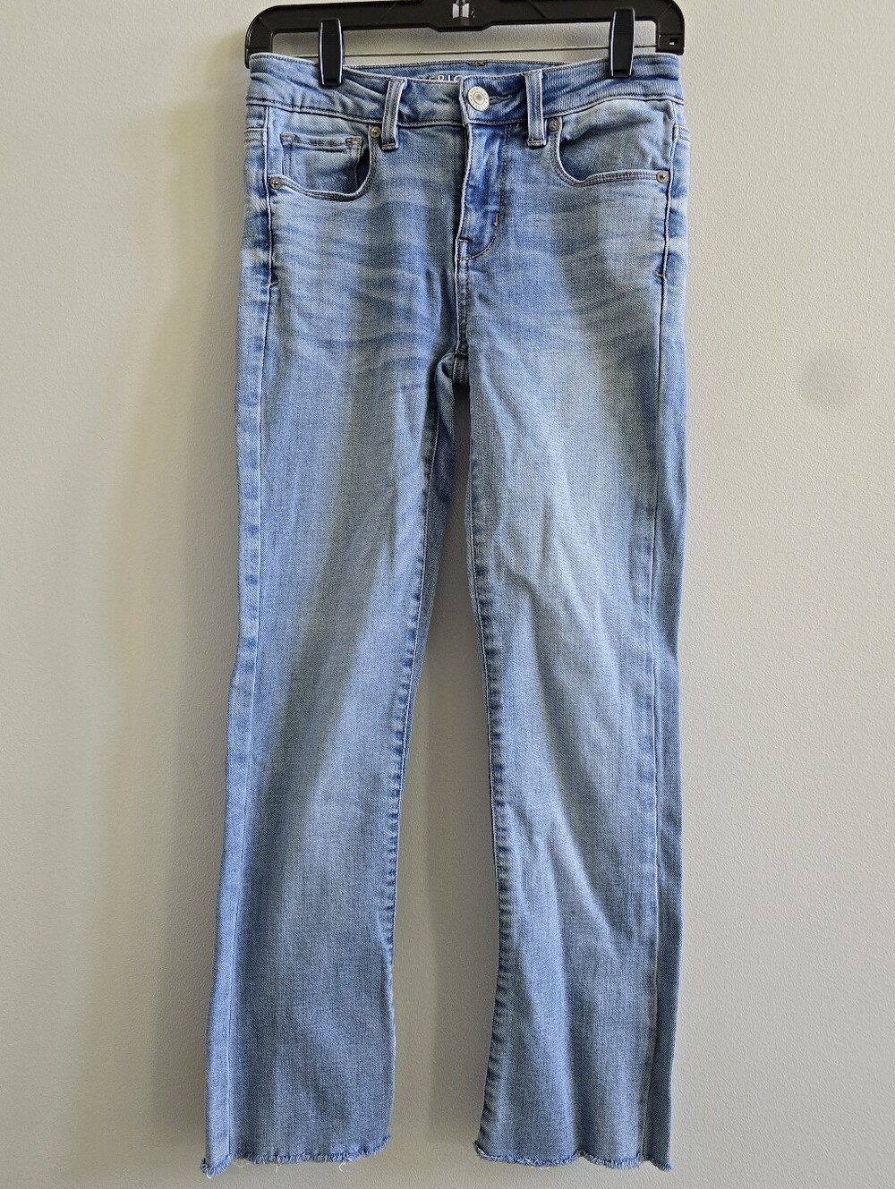American Eagle Super Stretch Cropped Kick Flare Jeans Women's Size 2 X-Long